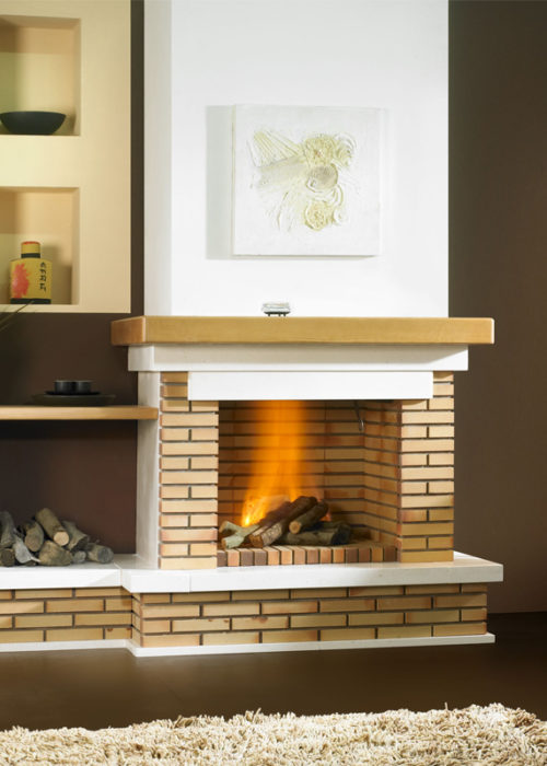 Chimenea, modelo D30-Tejeda Frontal en Málaga